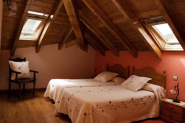 Chambre de l'appartement Mirada a Muniellos